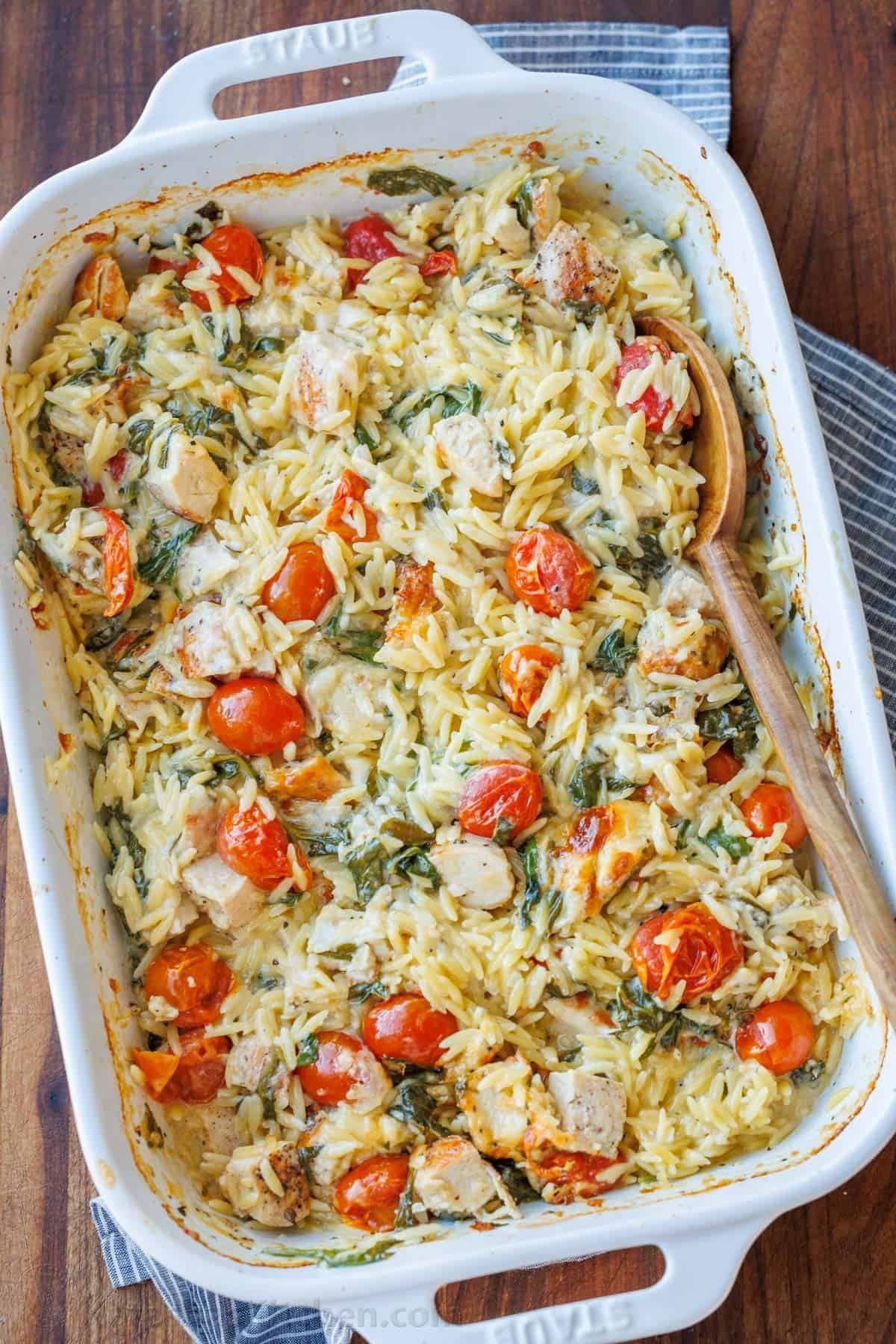 Chicken Orzo Bake Recipe
