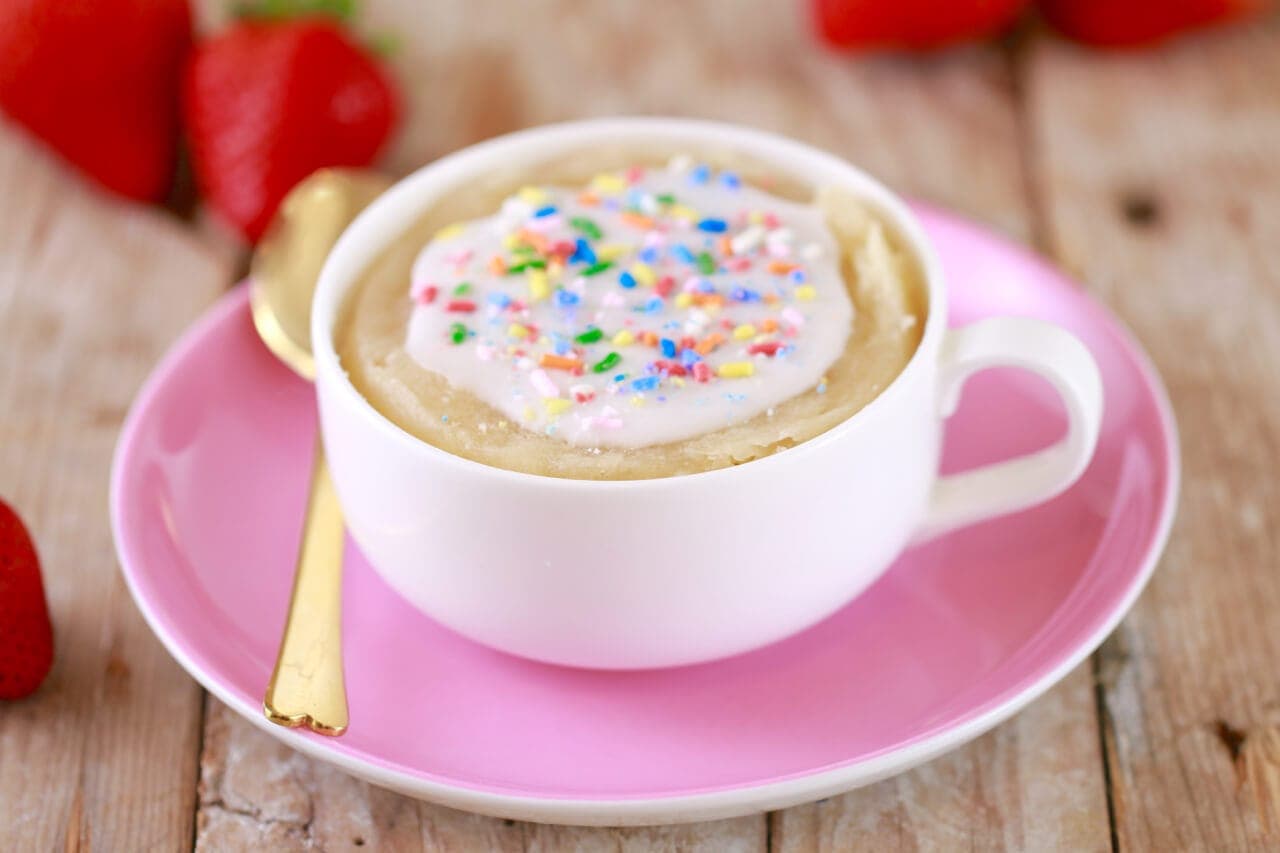 Strawberry Pop Tart in a Mug