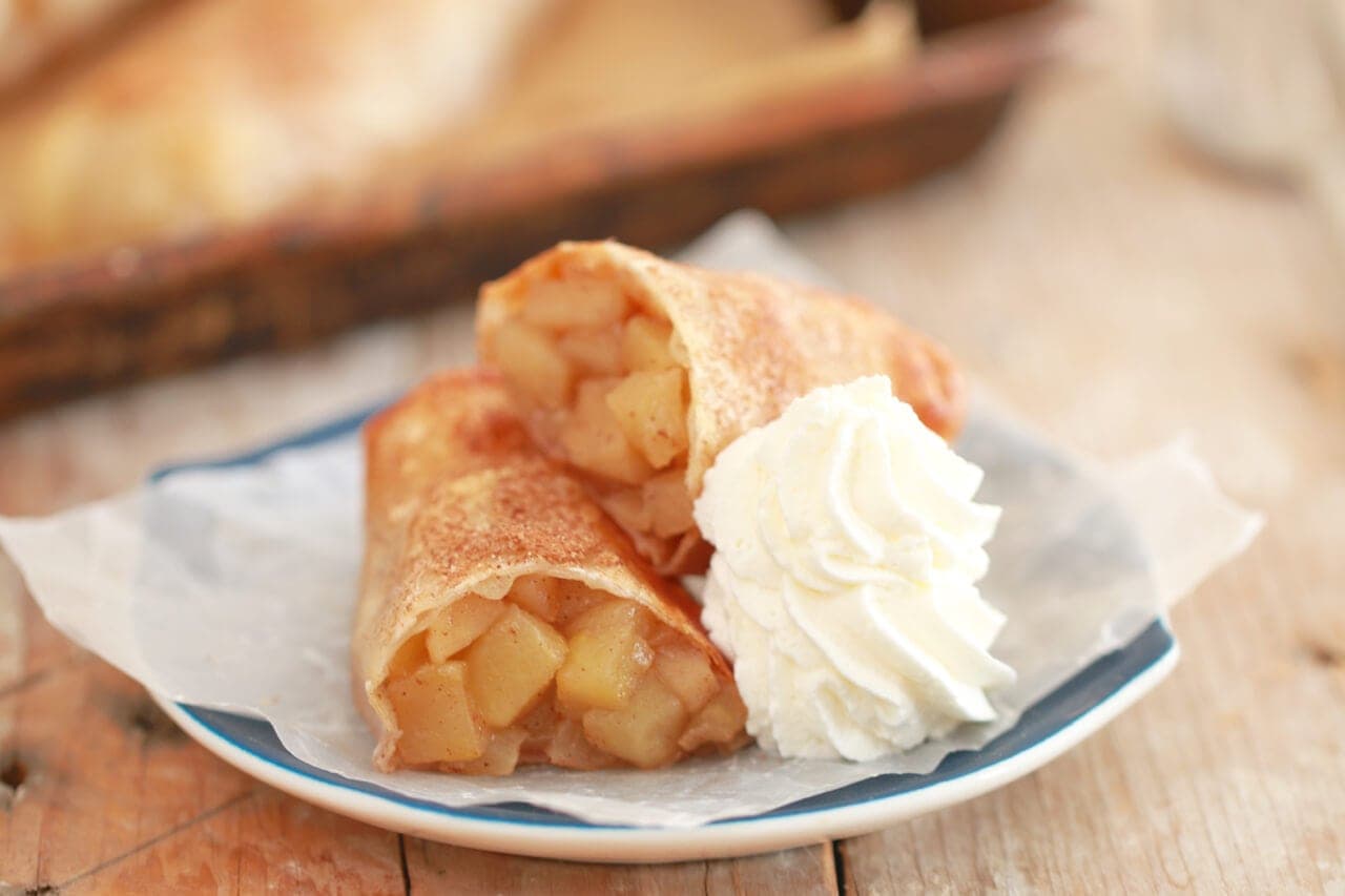 Apple Pie Dessert Egg Rolls