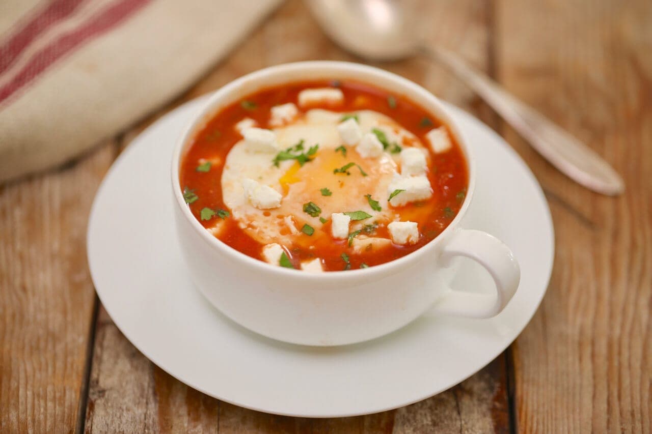 Microwave Shakshuka in a Mug