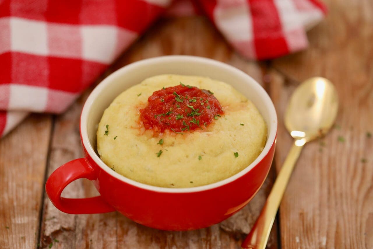 Microwave Calzone in a Mug