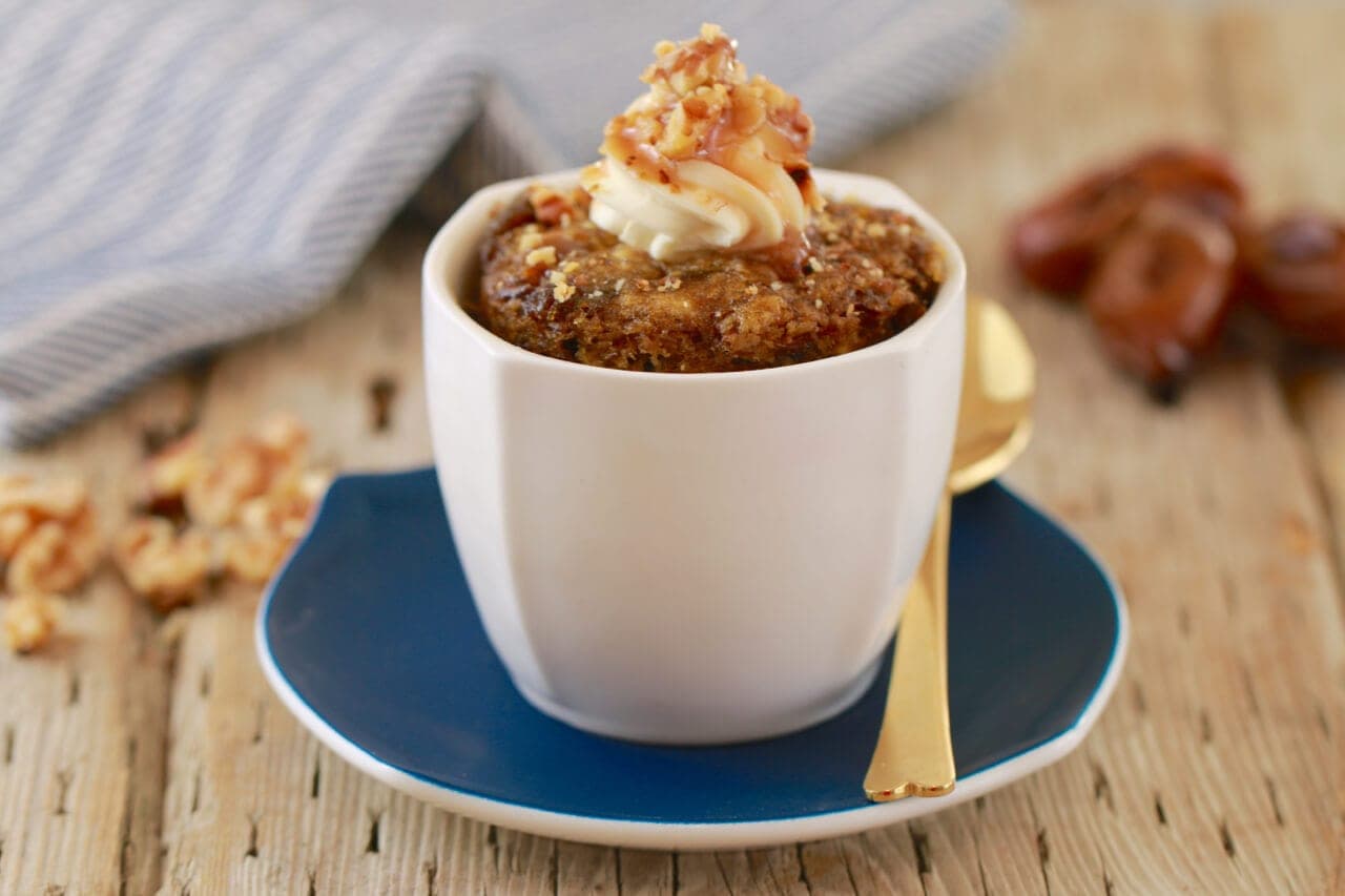 Microwave Sticky Toffee Pudding In a Mug