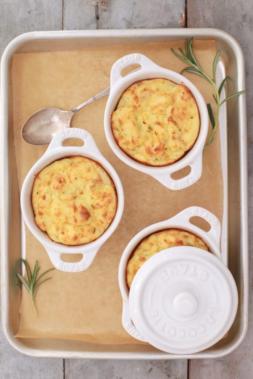 Potato and Rosemary Souffle