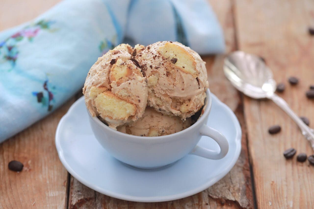 Tiramisu Ice Cream (No Machine)