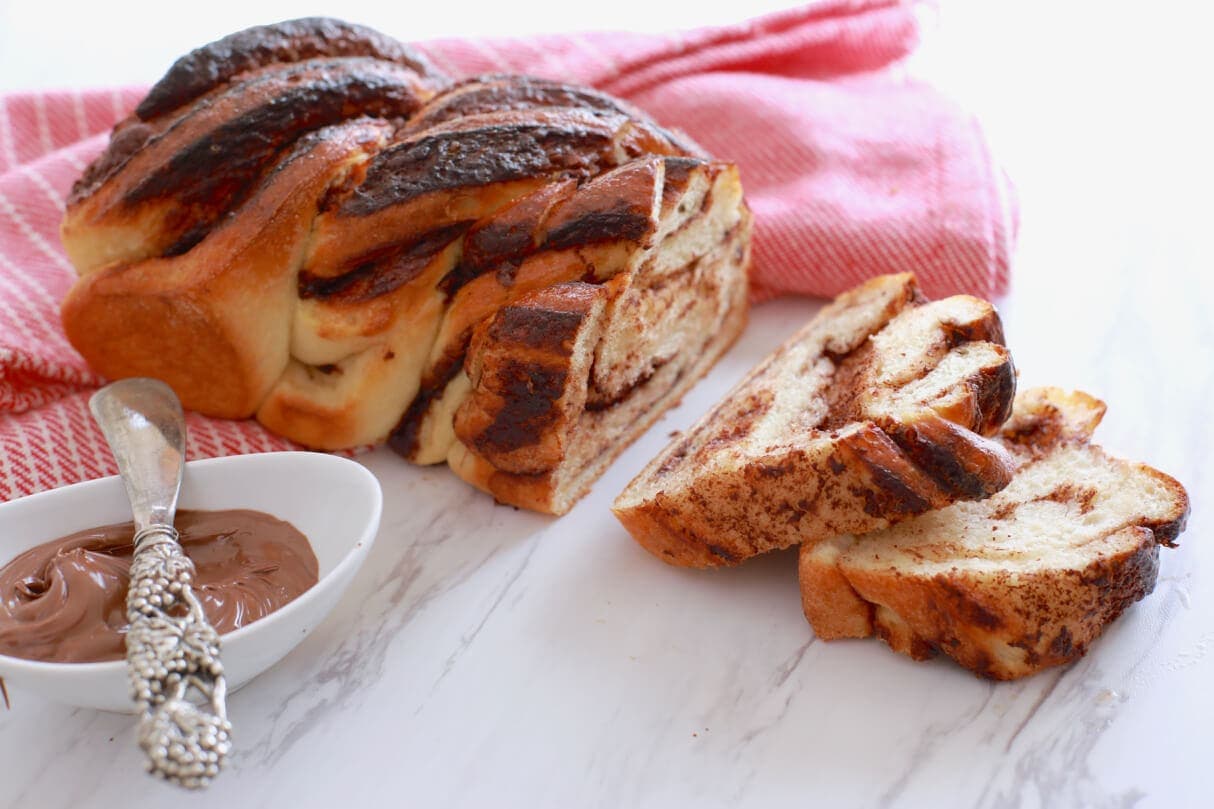 Crazy Dough Braided Nutella Loaf Recipe