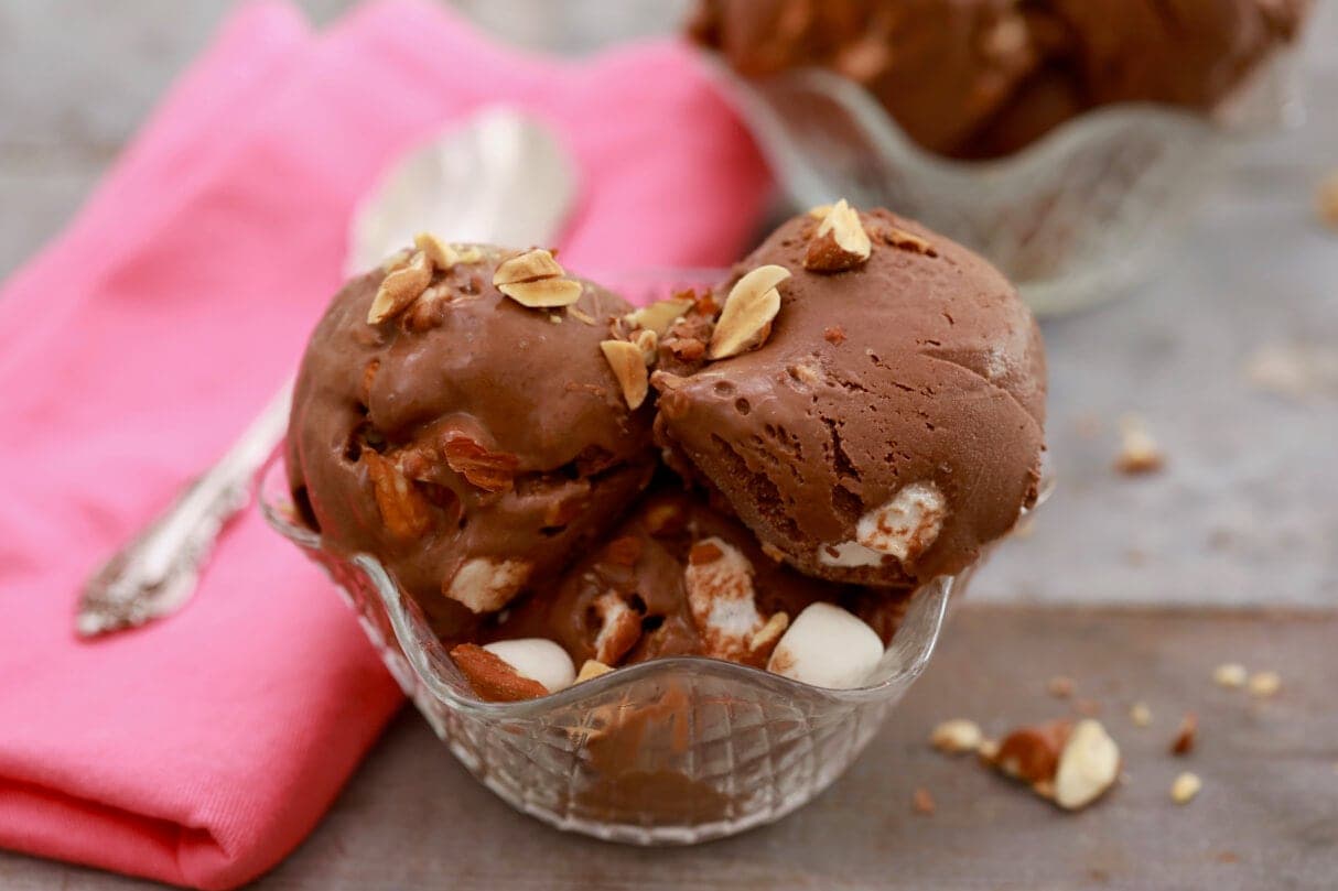 Rocky Road Ice Cream Recipe