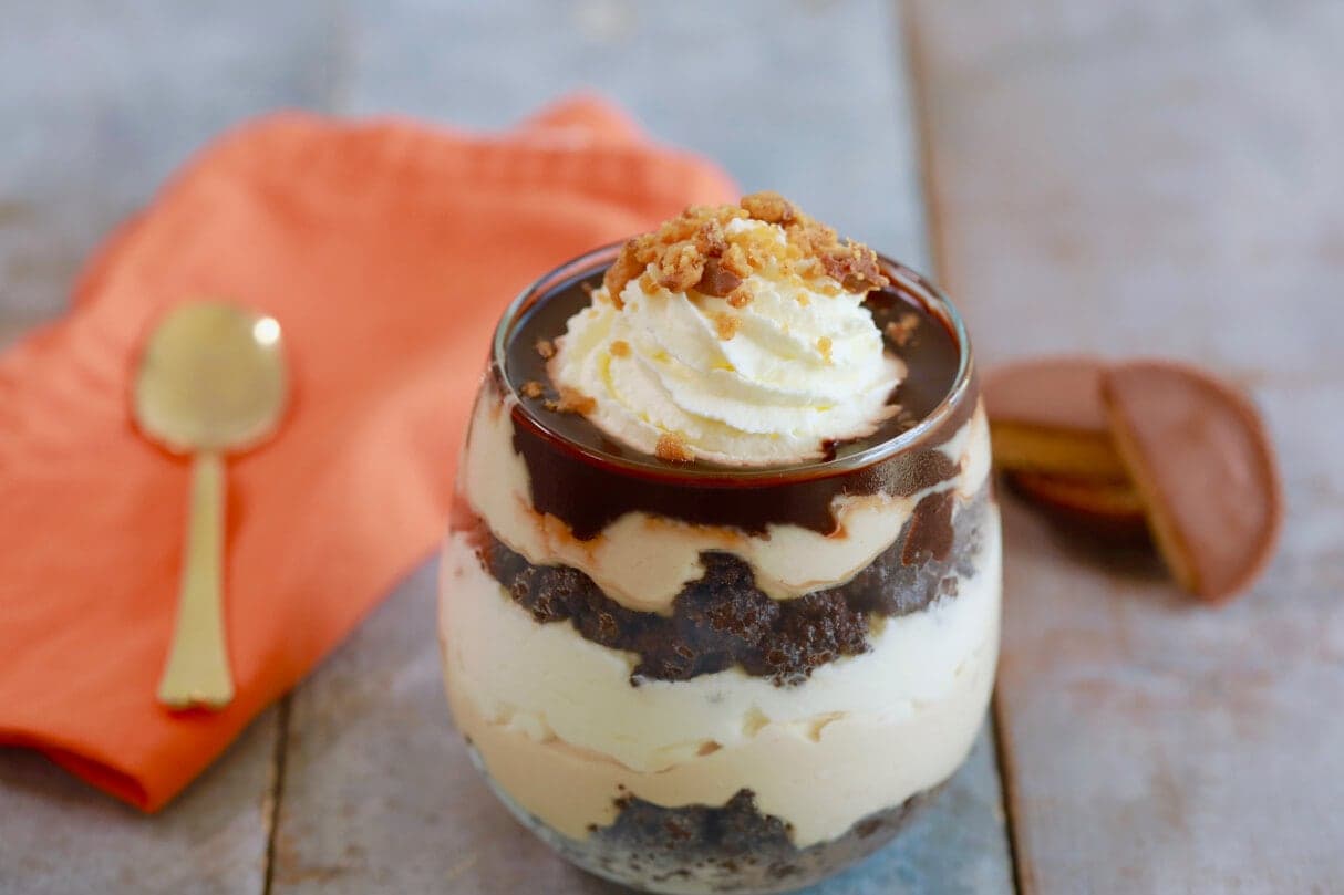 Single Serve No Bake Chocolate Peanut Butter Cheesecake Recipe
