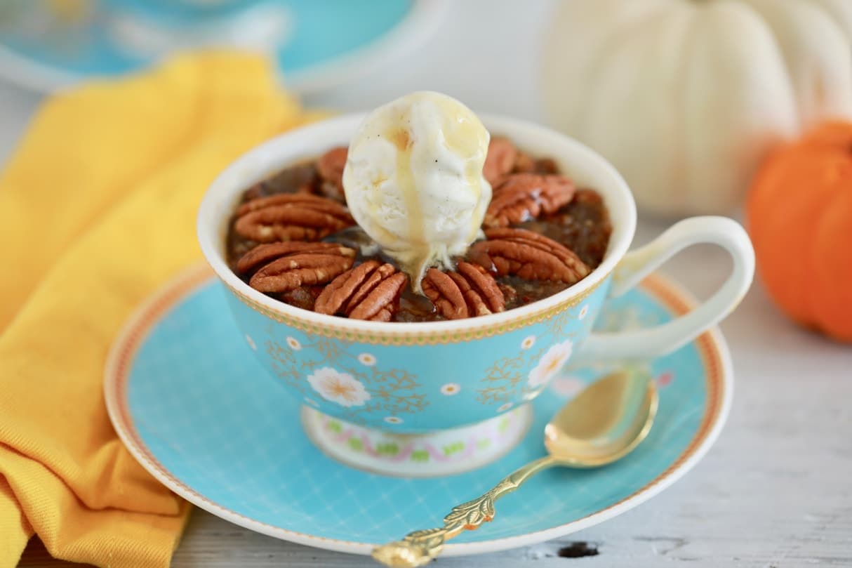 Microwave Mug Pecan Pie Recipe