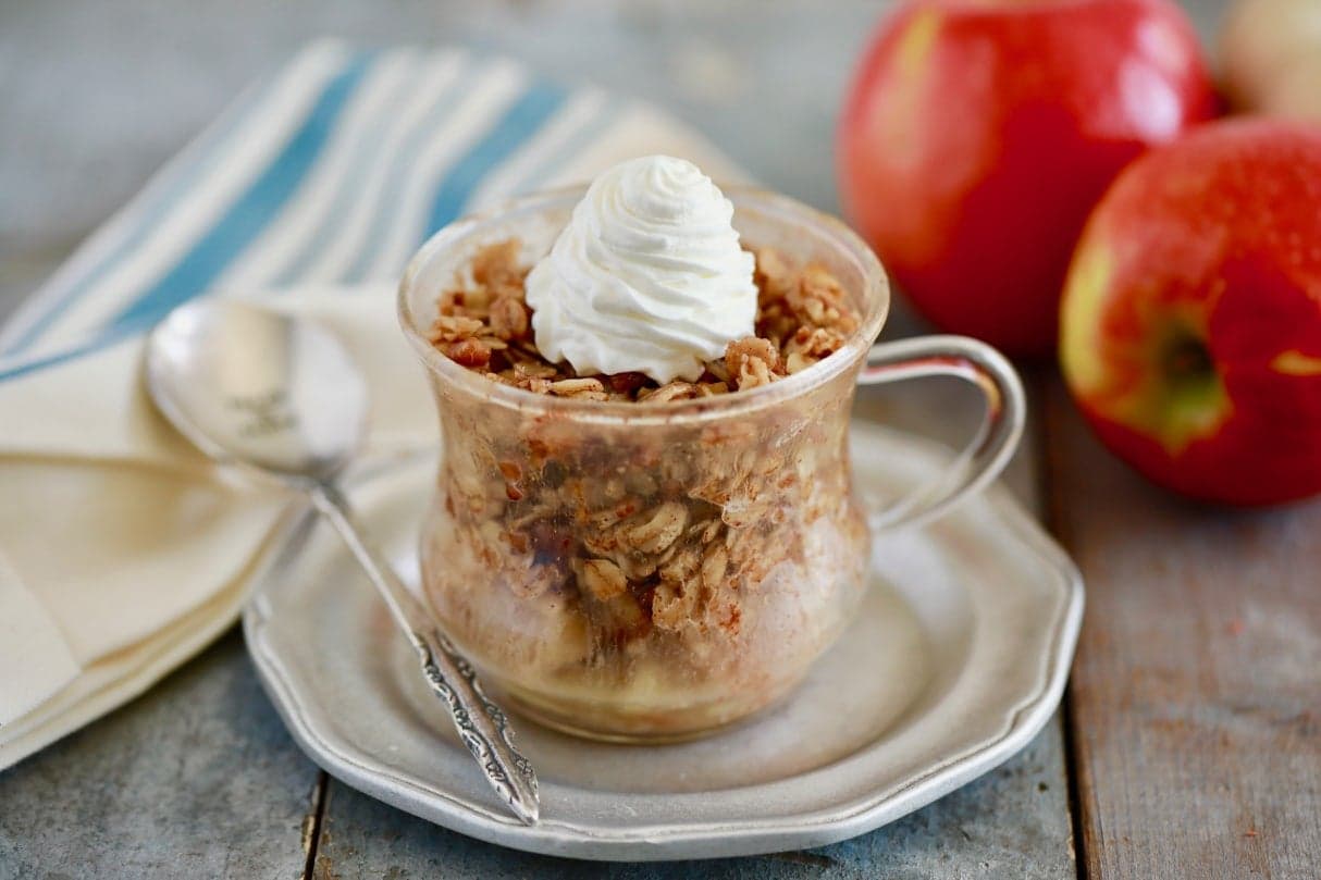 Microwave Mug Apple Crisp Recipe