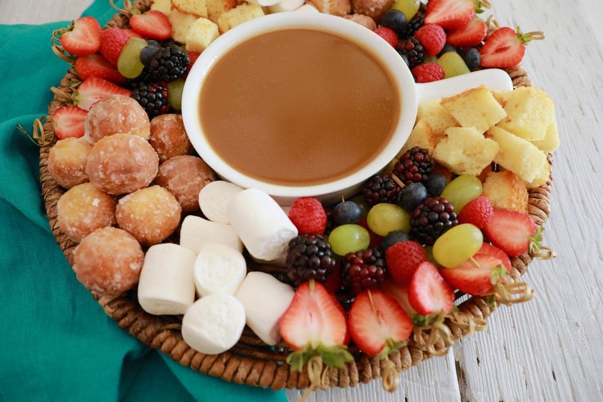 Butterscotch Dessert Fondue Recipe