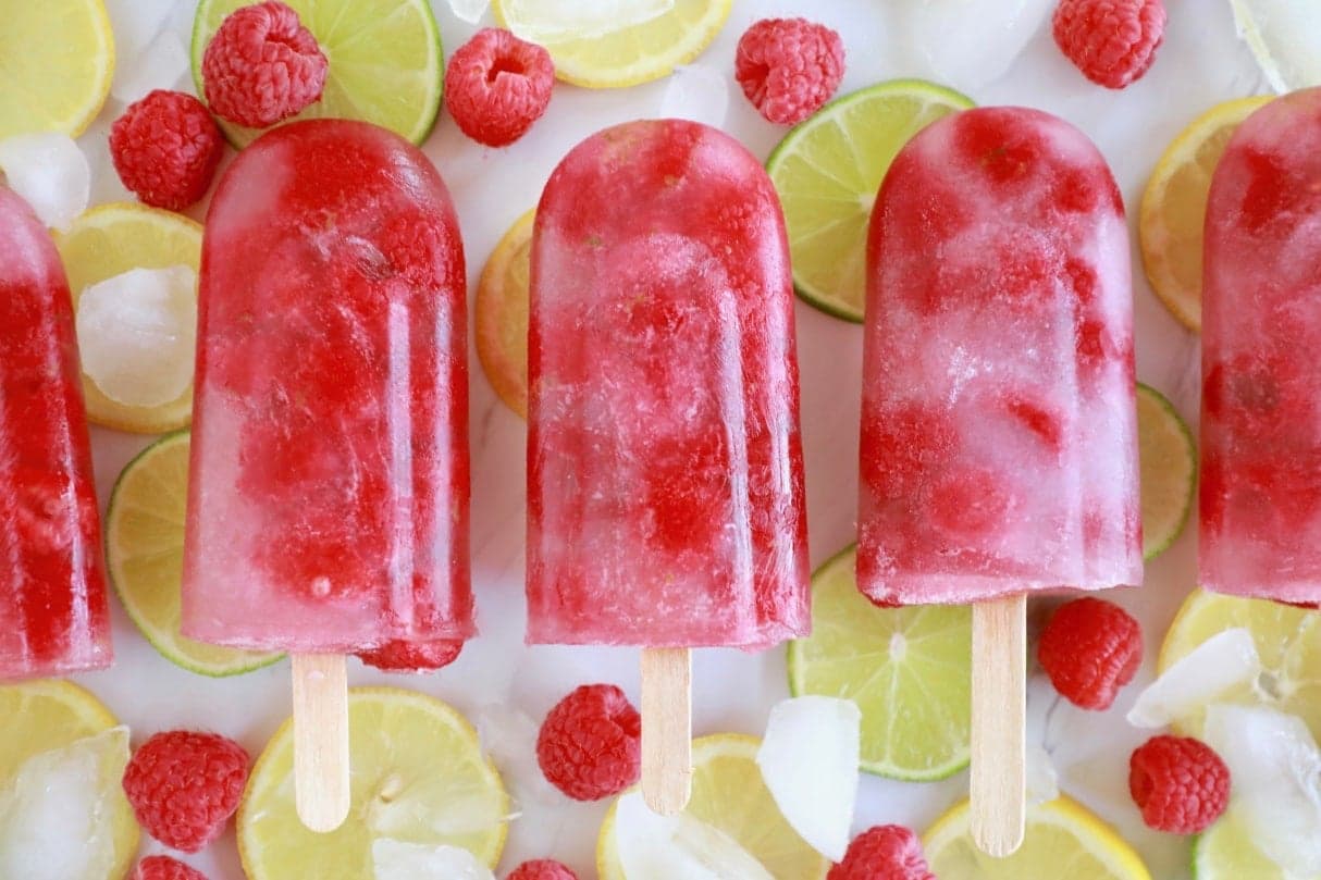 Pink Lemonade Popsicles