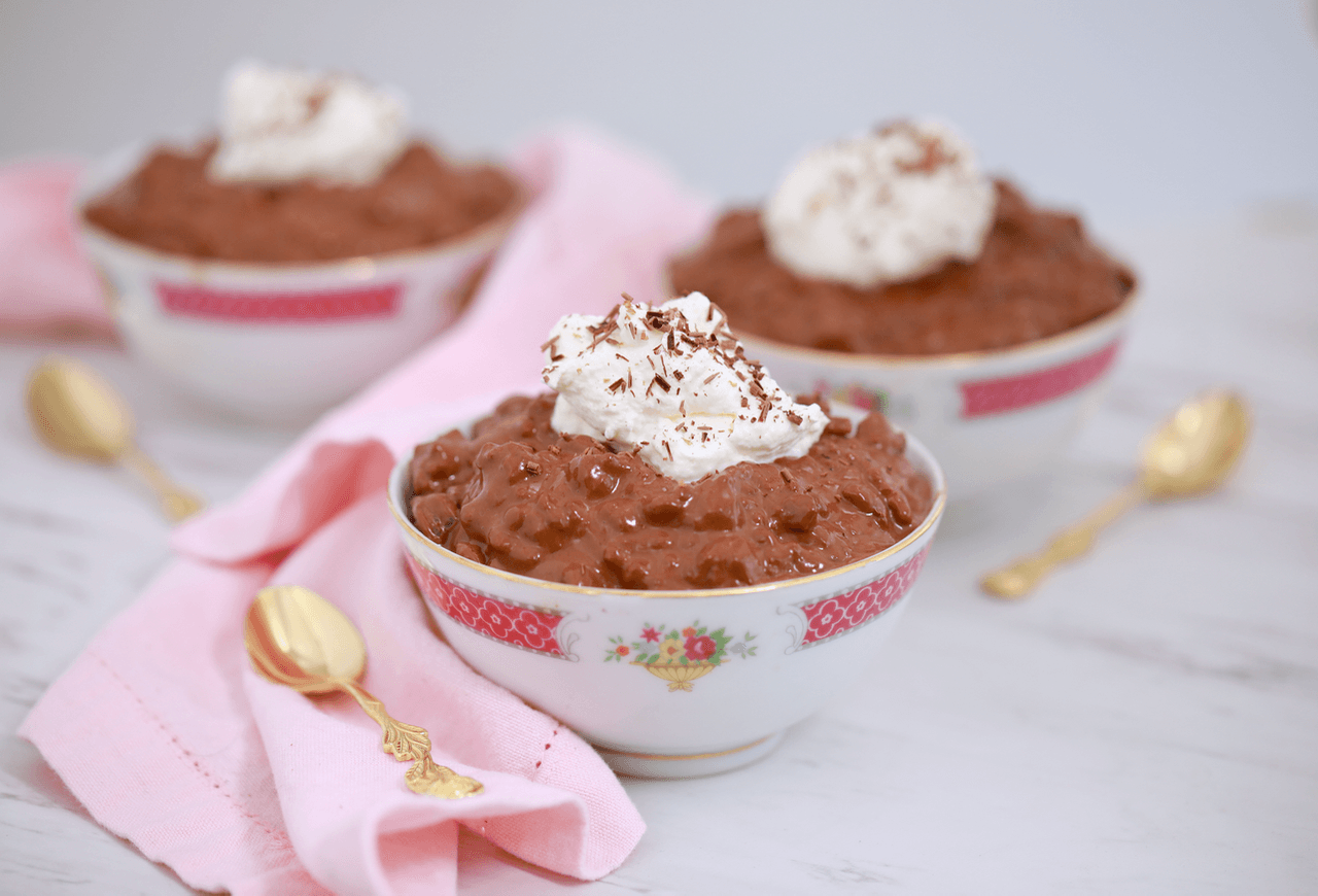 Simple Chocolate Rice Pudding