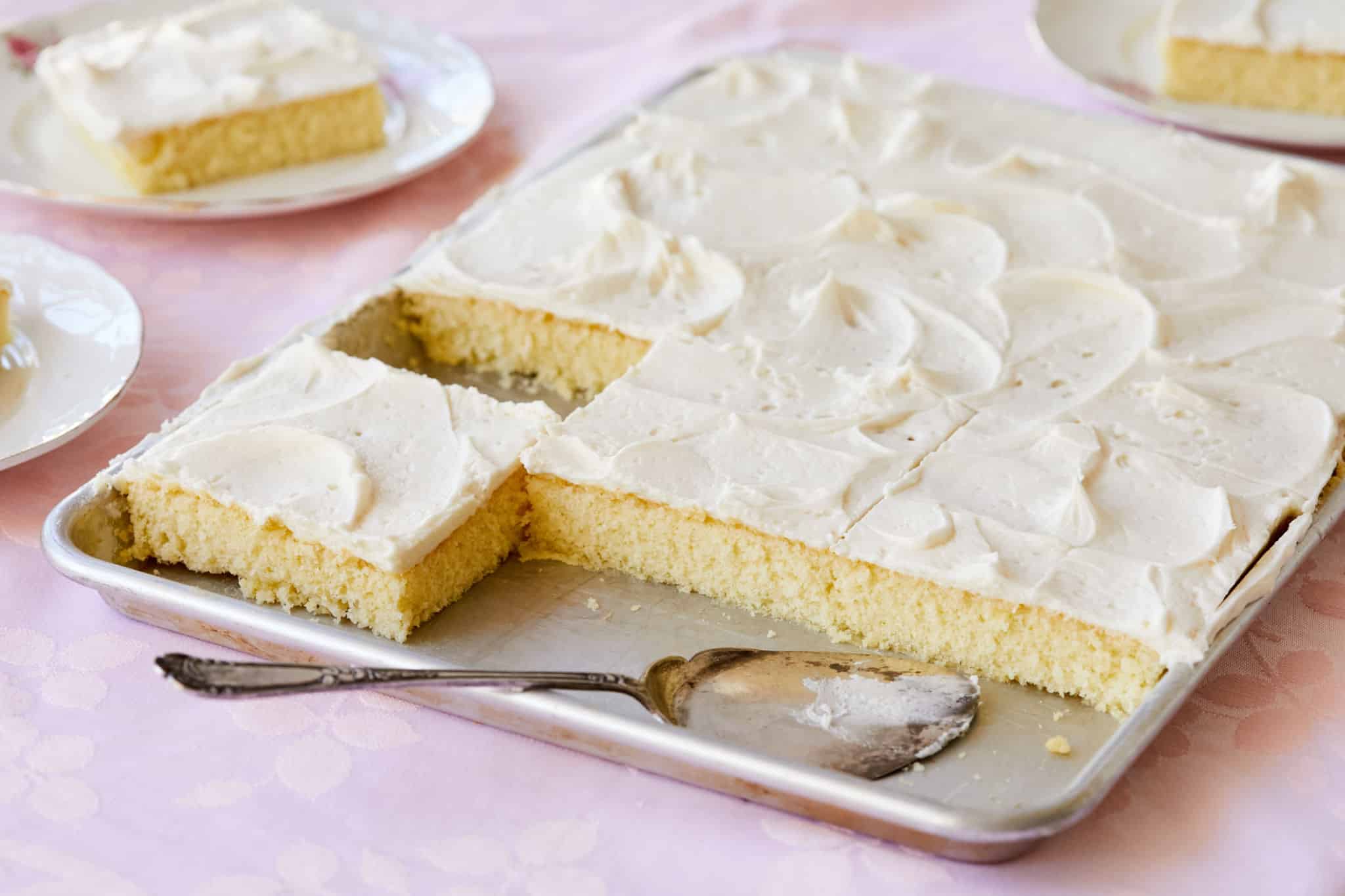 Vanilla Sheet Cake Recipe