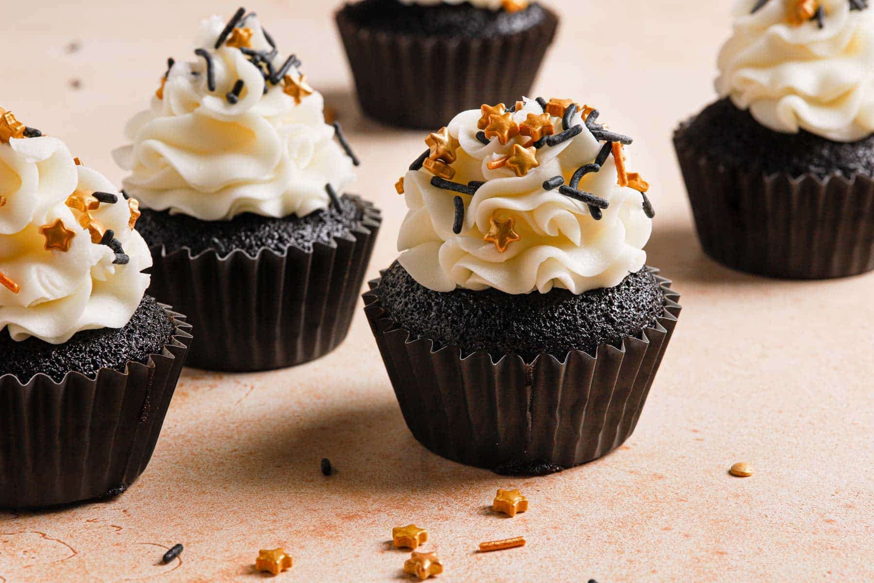 Black Cocoa Cupcakes
