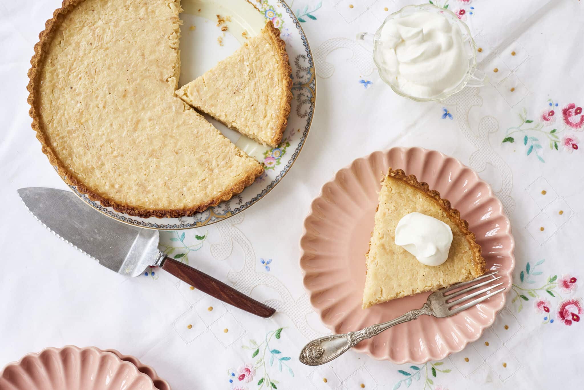 Coconut Custard Tart