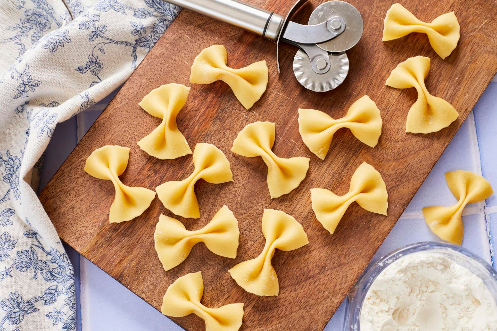 Farfalle Pasta Recipe (How to Make Farfalle Pasta)