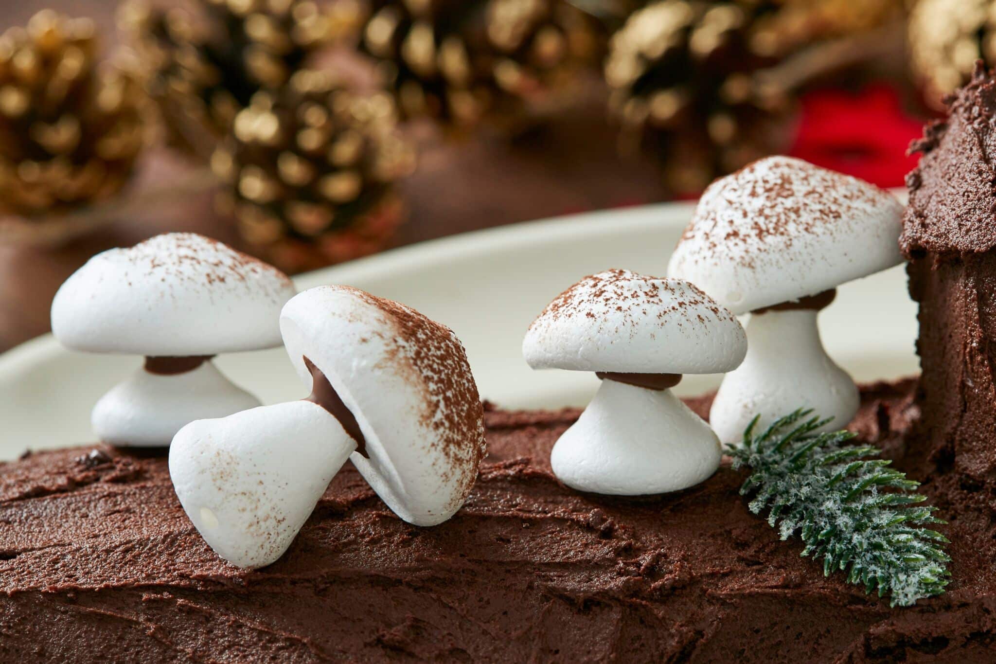 Meringue Mushrooms Recipe (for Bûche De Noël)