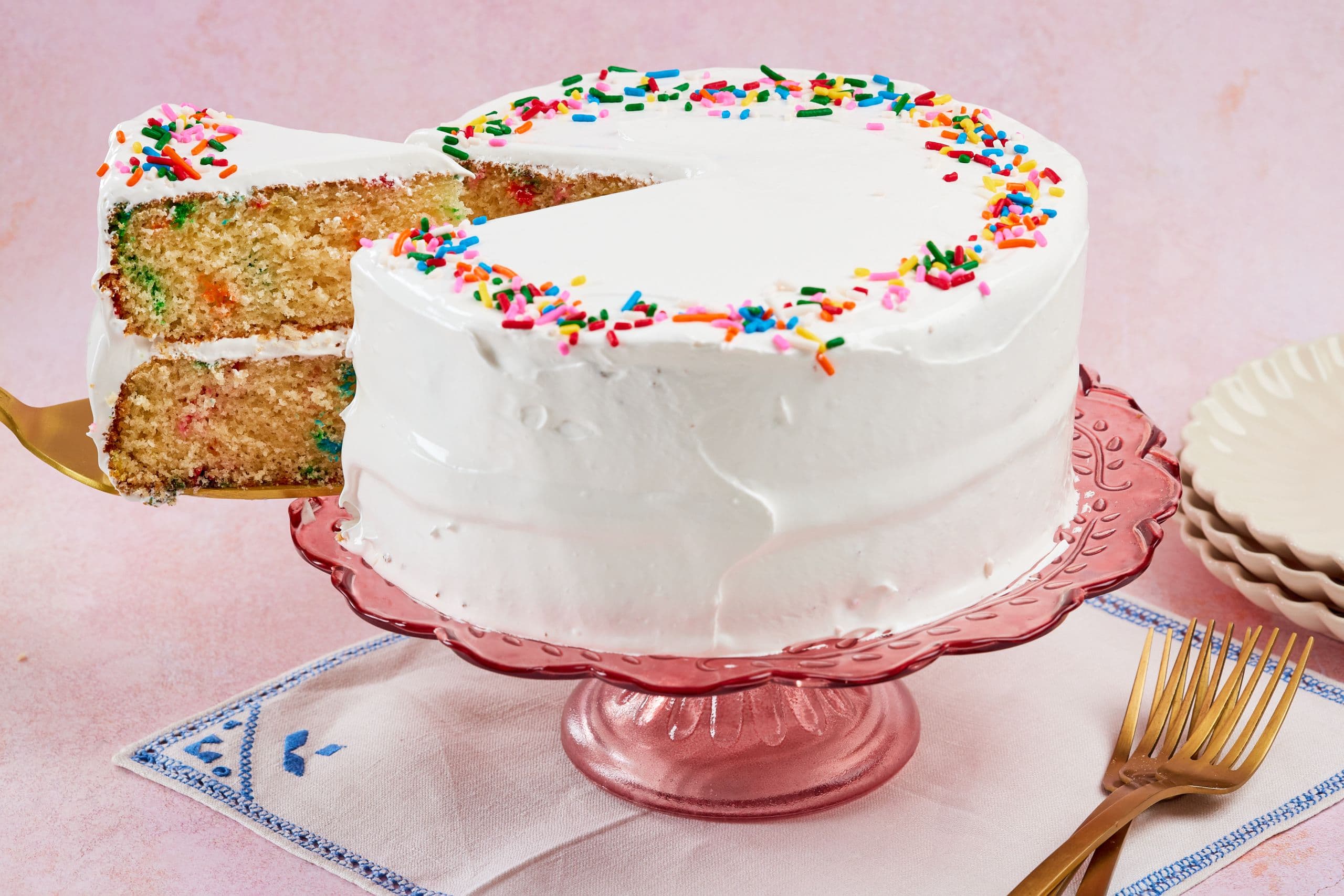 Vanilla Birthday Cake ($5!)