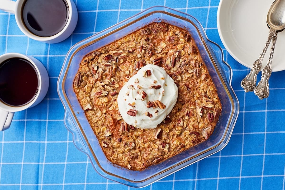 Carrot Cake Baked Oatmeal