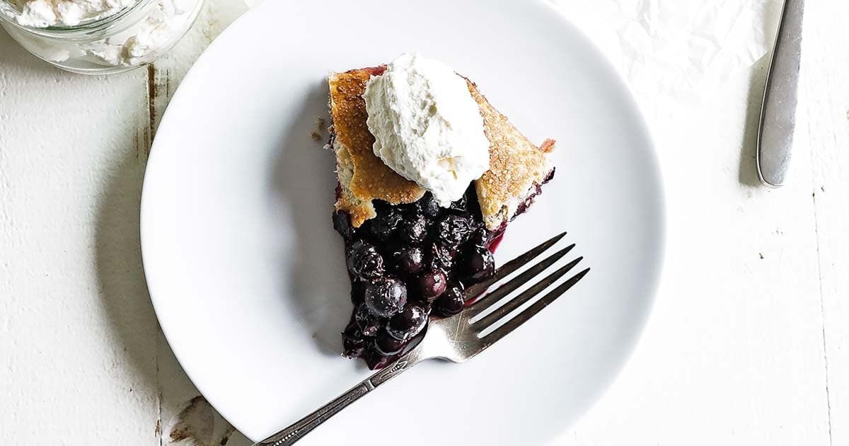 Homemade Blueberry Crostata Recipe (Galette)