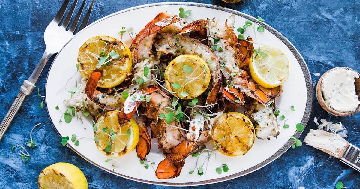 Grilled Lobster Tails