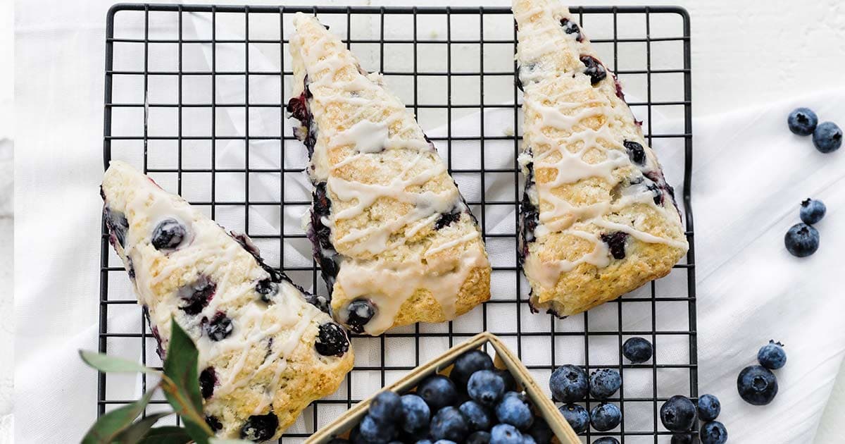 Homemade Blueberry Scones Recipe