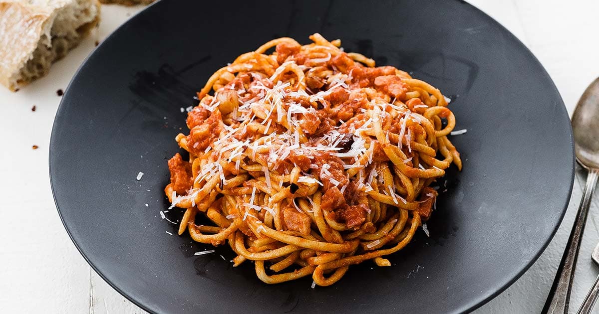 Bucatini All’Amatriciana Recipe