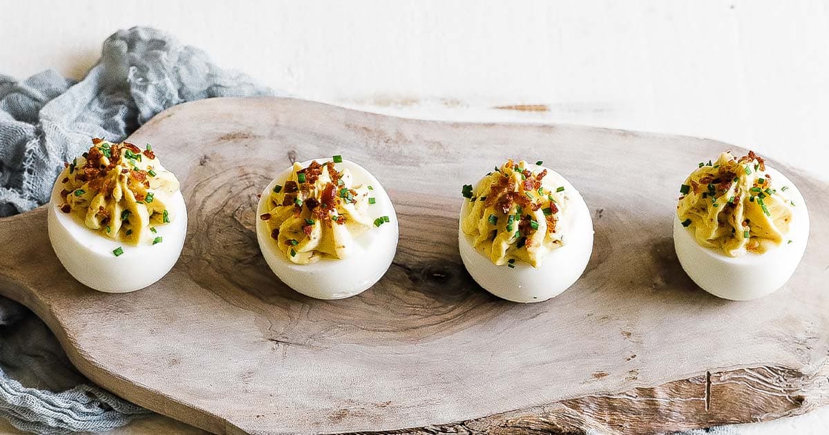 Deviled Eggs with Bacon Recipe