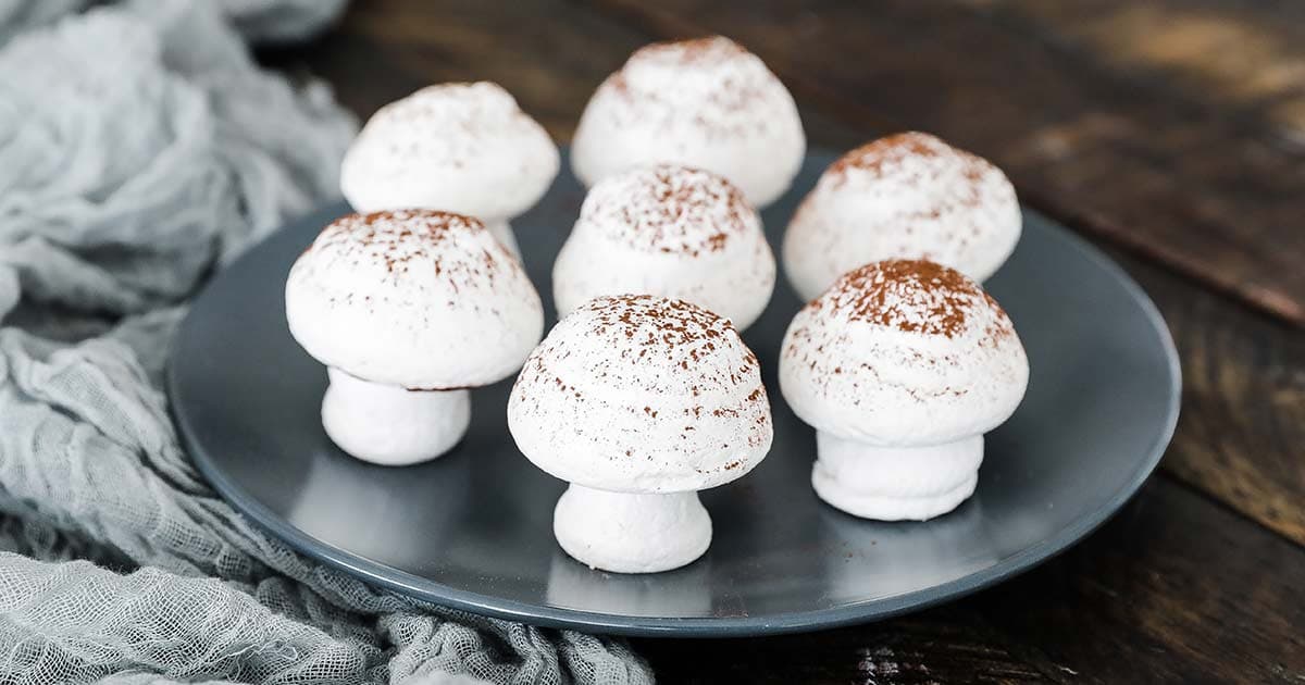 Meringue Mushrooms Recipe