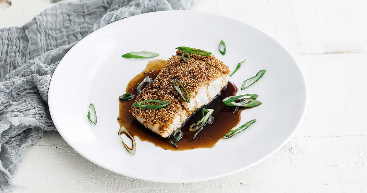 Halibut Recipe with Honey-Soy Glaze