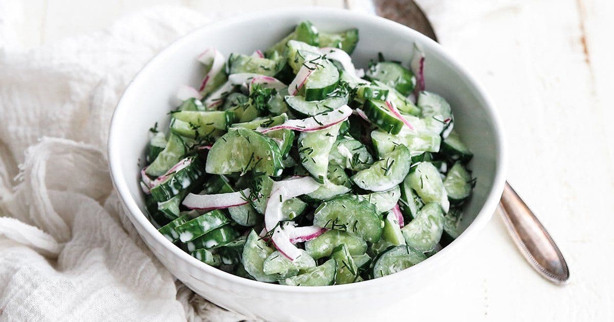 Easy Cucumber Salad Recipe