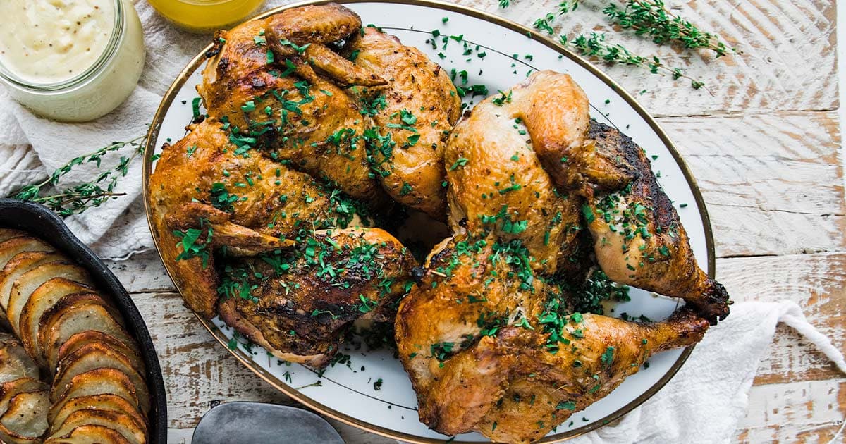 Grilled Spatchcock Chicken Recipe