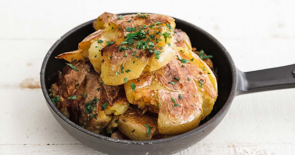 Crispy Smashed Potatoes Recipe