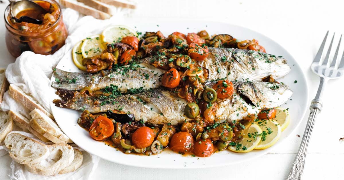 Easy Roasted Branzino Recipe