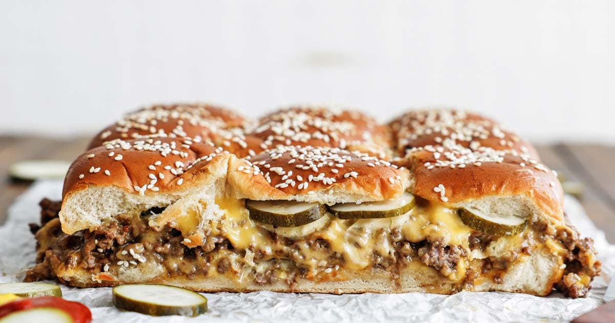 Cheeseburger Sliders Recipe