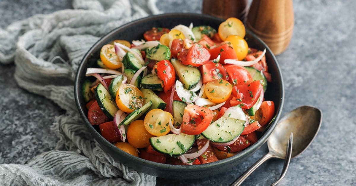 Cucumber Tomato Salad Recipe
