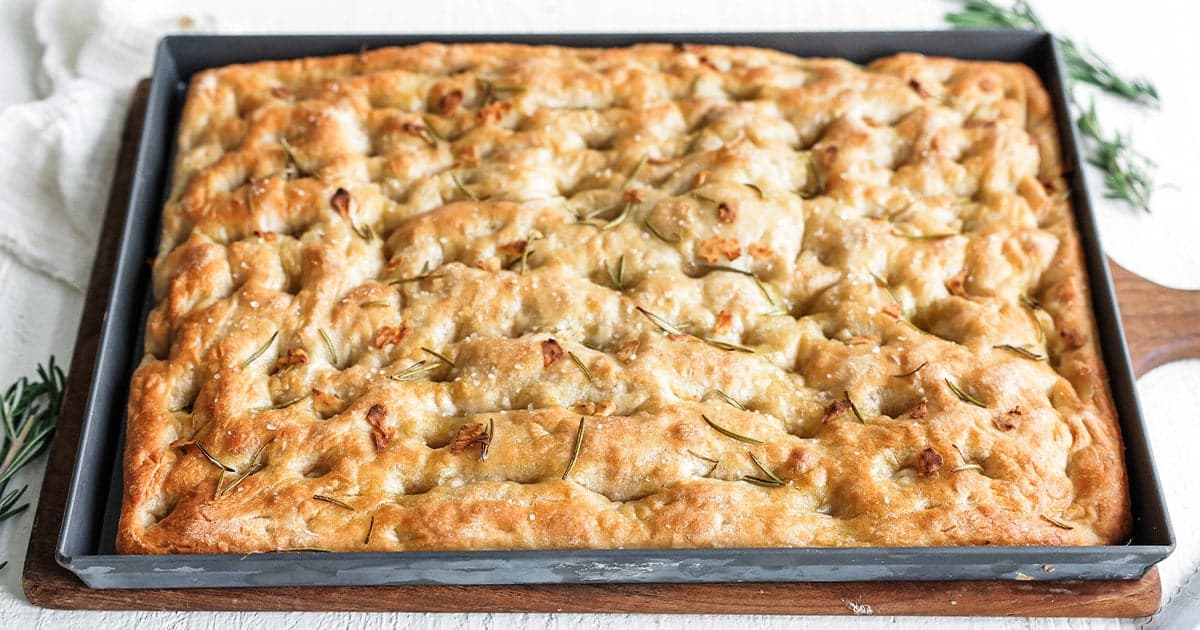 Focaccia Recipe (Focaccia alla Genovese)