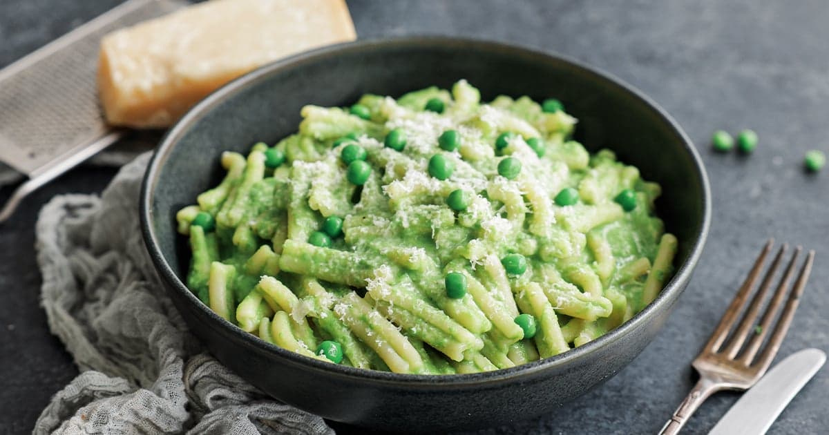 Pasta with Peas Recipe (Pasta e Piselli)