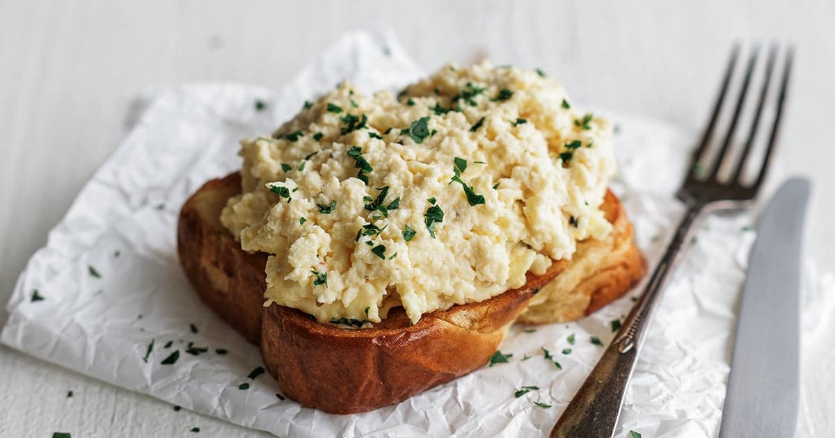 Scrambled Egg Toast Recipe