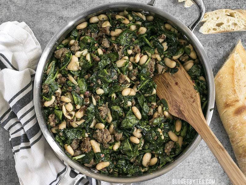 Italian Sausage and White Bean Skillet
