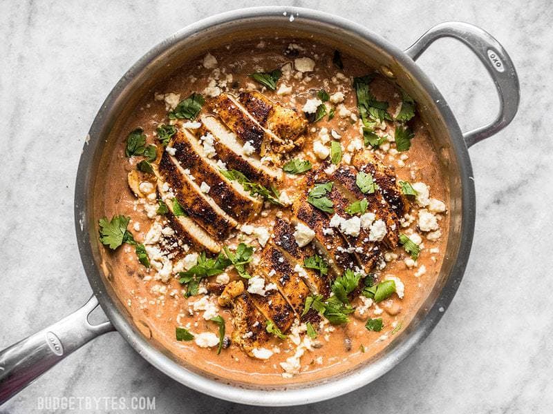 Creamy Salsa Chicken Skillet