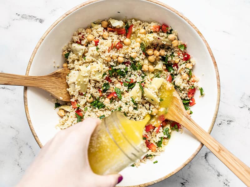 Lemony Artichoke and Quinoa Salad