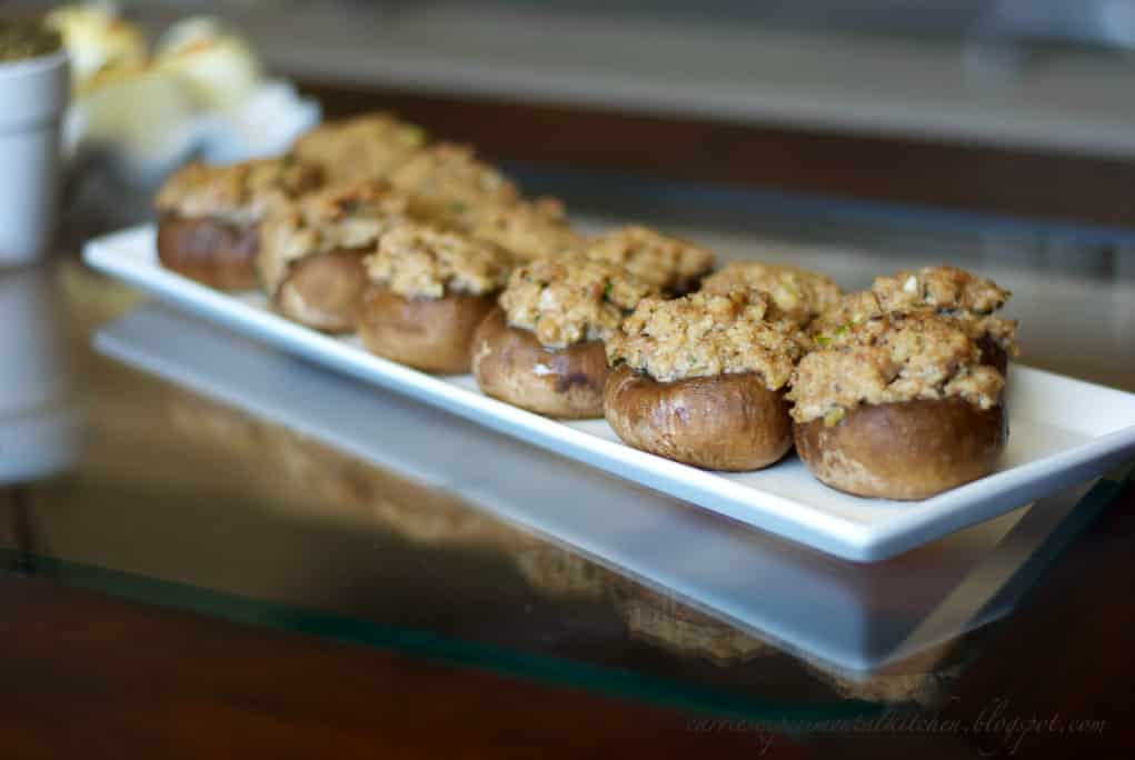 Sausage Stuffed Mushrooms