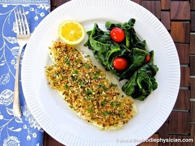 Flounder Oreganata