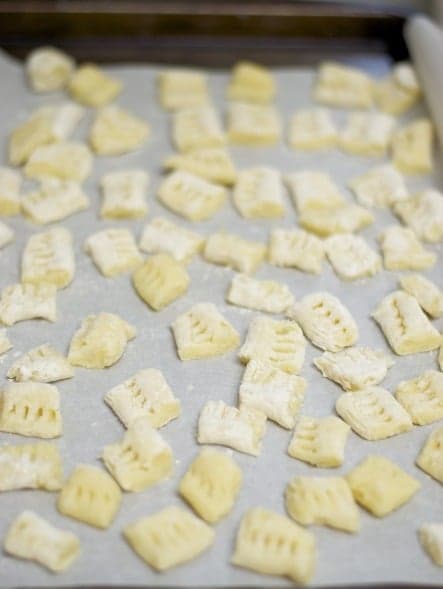Homemade Gnocchi with Sausage Bolognese Sauce