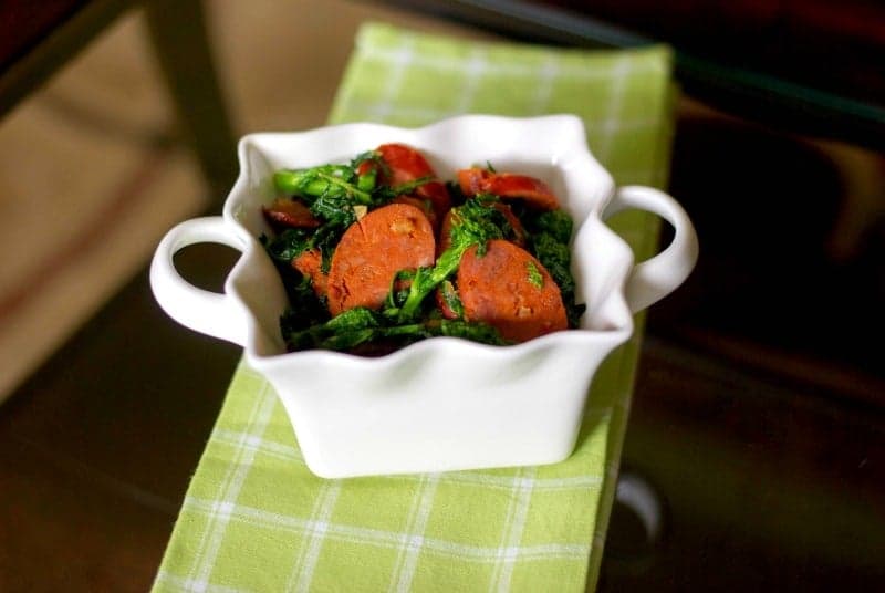 Broccoli Rabe with Chorizo