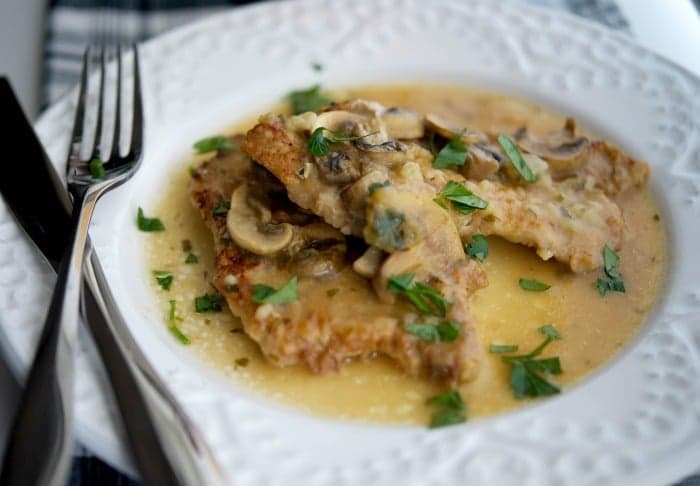 Pork Marsala