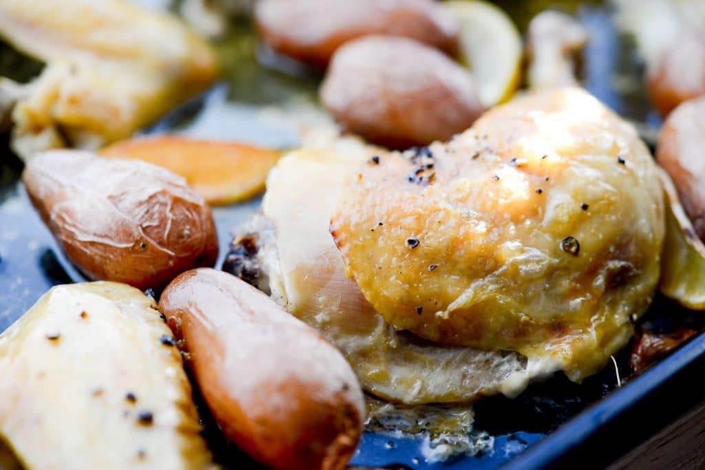 Chicken Vesuvio
