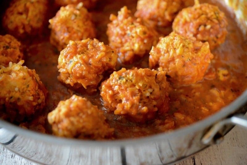 Chicken and Rice Meatballs