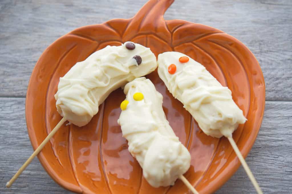 Halloween Banana Mummies